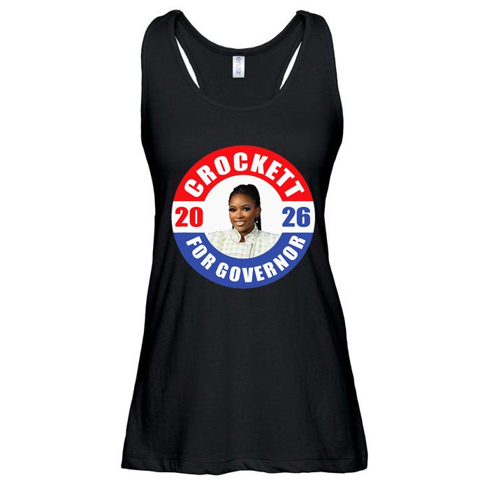 Jasmine Crockett For Democrat Texas Governor 2026 Vote Blue Ladies Essential Flowy Tank