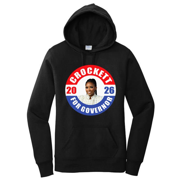 Jasmine Crockett For Democrat Texas Governor 2026 Vote Blue Women's Pullover Hoodie