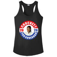 Jasmine Crockett For Democrat Texas Governor 2026 Vote Blue Ladies PosiCharge Competitor Racerback Tank