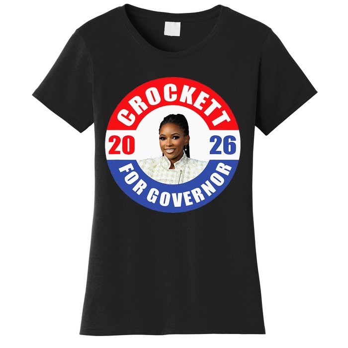 Jasmine Crockett For Democrat Texas Governor 2026 Vote Blue Women's T-Shirt