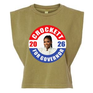 Jasmine Crockett For Democrat Texas Governor 2026 Vote Blue Garment-Dyed Women's Muscle Tee