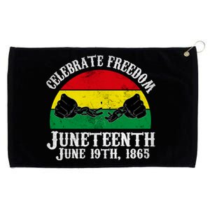 Junenth Celebrate Freedom June 19th 1865 Gift Grommeted Golf Towel