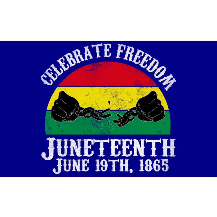 Junenth Celebrate Freedom June 19th 1865 Gift Bumper Sticker