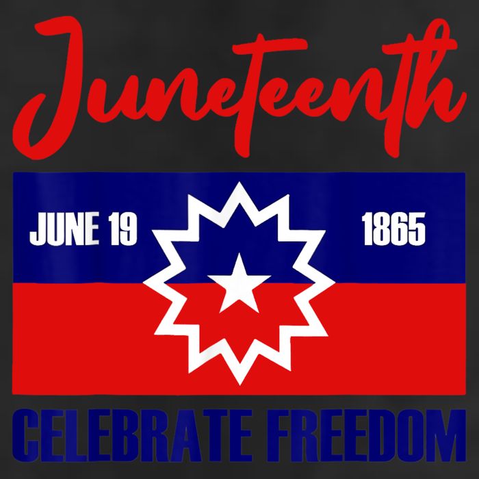Juneteenth Celebrate Freedom Red White Blue Free Black Slave 7 Panel Mesh Trucker Snapback Hat