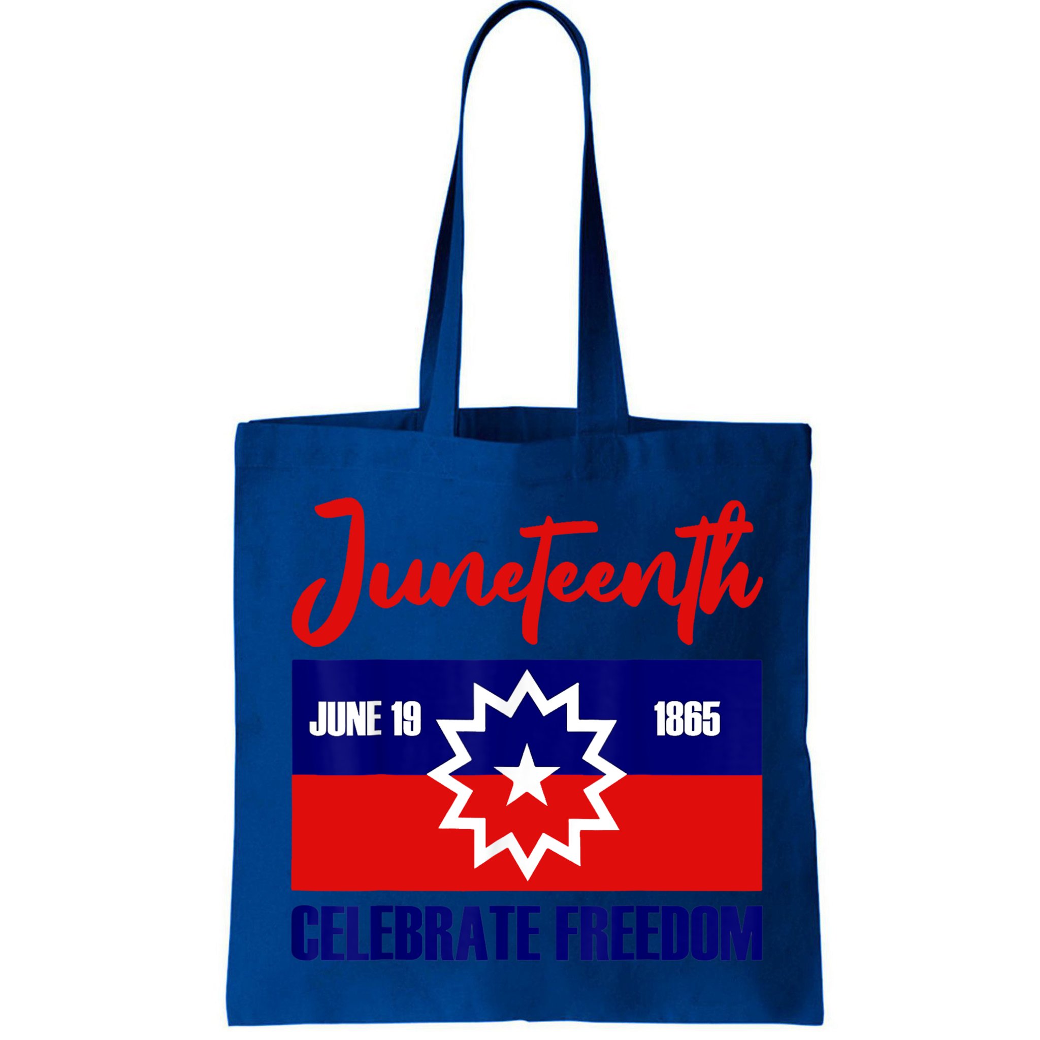 Juneteenth Celebrate Freedom Red White Blue Free Black Slave Bag