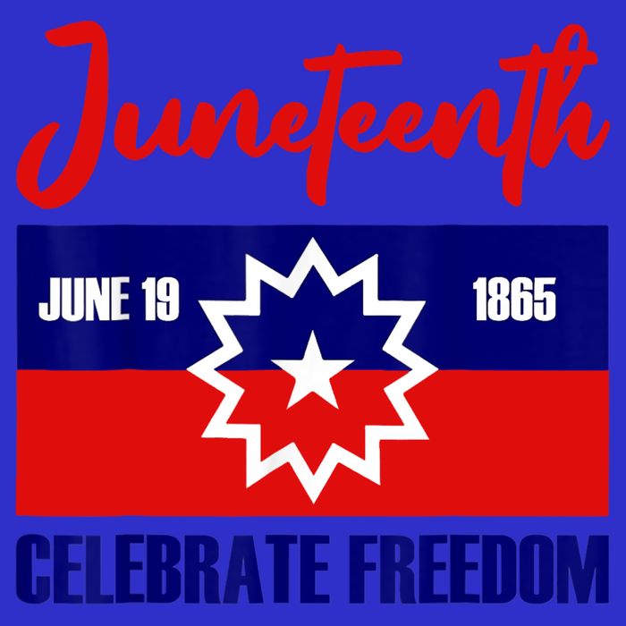 Juneteenth Celebrate Freedom Red White Blue Free Black Slave Bag