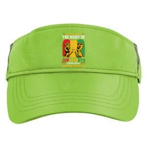 Juneteenth Celebration Freedom Graphic Adult Drive Performance Visor