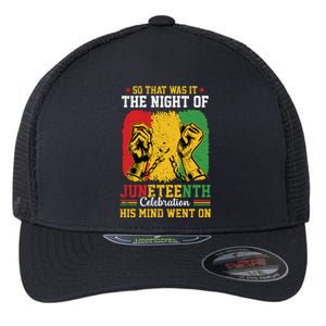 Juneteenth Celebration Freedom Graphic Flexfit Unipanel Trucker Cap