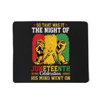 Juneteenth Celebration Freedom Graphic Mousepad