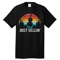 Just Cellin Funny Cello Cellist Orchestra Musician Tall T-Shirt