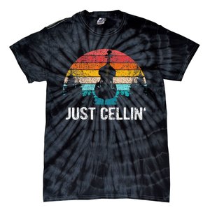 Just Cellin Funny Cello Cellist Orchestra Musician Tie-Dye T-Shirt