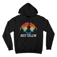 Just Cellin Funny Cello Cellist Orchestra Musician Tall Hoodie