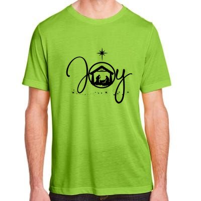 Joy Christian Faith Jesus Christmas Adult ChromaSoft Performance T-Shirt