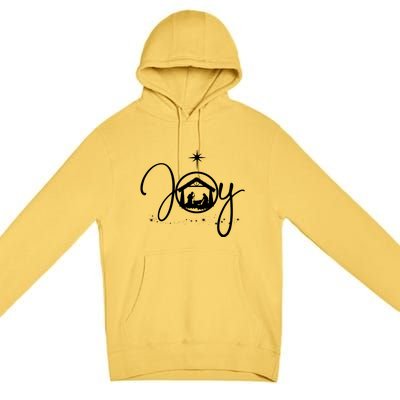 Joy Christian Faith Jesus Christmas Premium Pullover Hoodie