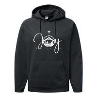 Joy Christian Faith Jesus Christmas Performance Fleece Hoodie