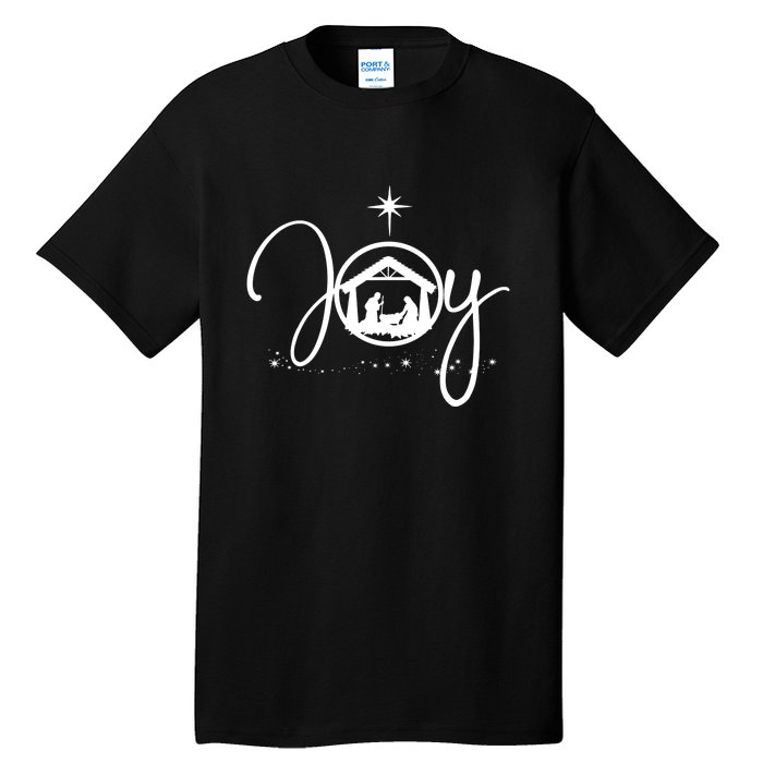 Joy Christian Faith Jesus Christmas Tall T-Shirt