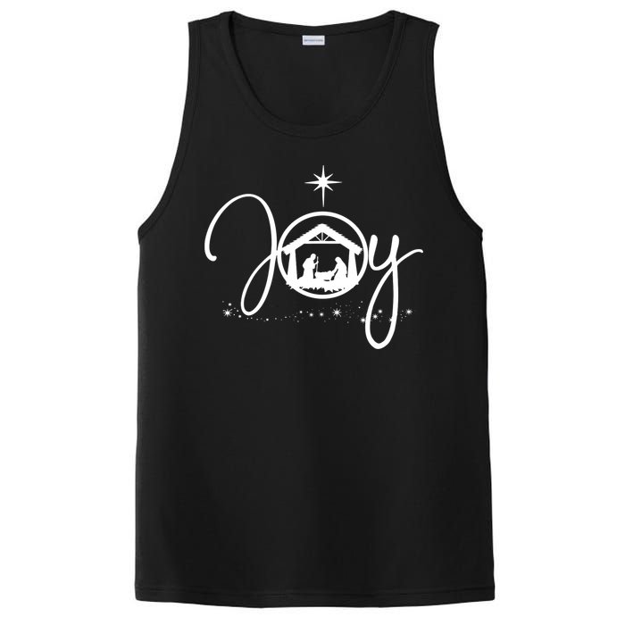 Joy Christian Faith Jesus Christmas PosiCharge Competitor Tank