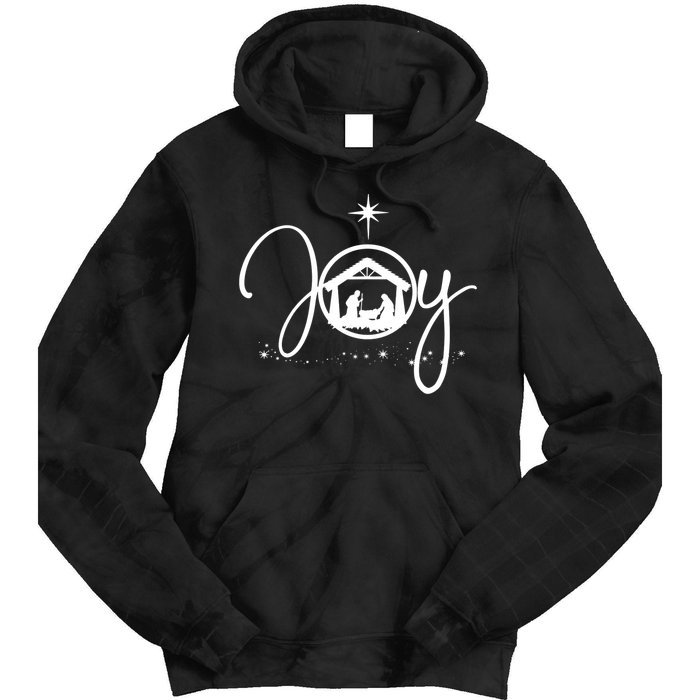 Joy Christian Faith Jesus Christmas Tie Dye Hoodie