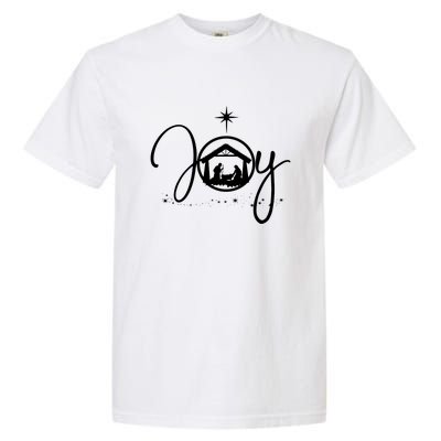 Joy Christian Faith Jesus Christmas Garment-Dyed Heavyweight T-Shirt