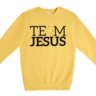 Jesus Christian Funny Easter Church Cute Premium Crewneck Sweatshirt