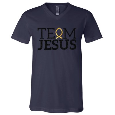 Jesus Christian Funny Easter Church Cute V-Neck T-Shirt