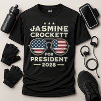 Jasmine Crockett For President 2028  Cooling Performance Crew T-Shirt