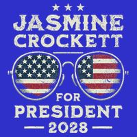 Jasmine Crockett For President 2028  Tall Sweatshirt