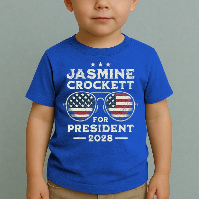 Jasmine Crockett For President 2028  Toddler T-Shirt