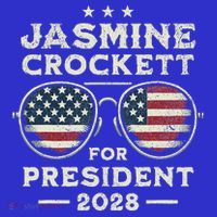 Jasmine Crockett For President 2028  Toddler T-Shirt