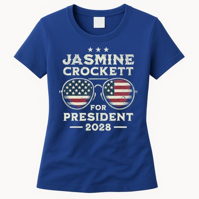 Jasmine Crockett For President 2028  Womens T-Shirt