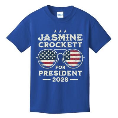 Jasmine Crockett For President 2028  Kids T-Shirt