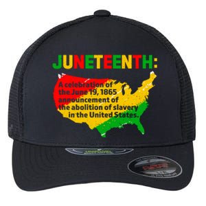 Juneteenth Celebrates Freedom Day African Pride American Gift Flexfit Unipanel Trucker Cap