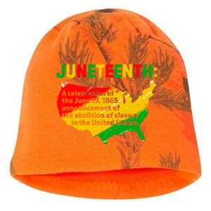 Juneteenth Celebrates Freedom Day African Pride American Gift Kati - Camo Knit Beanie