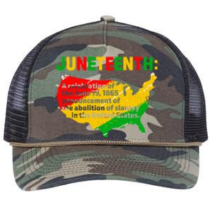 Juneteenth Celebrates Freedom Day African Pride American Gift Retro Rope Trucker Hat Cap