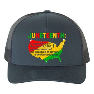 Juneteenth Celebrates Freedom Day African Pride American Gift Yupoong Adult 5-Panel Trucker Hat