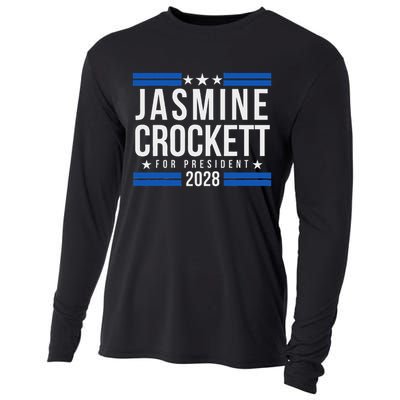 Jasmine Crockett For President 2028 Cooling Performance Long Sleeve Crew