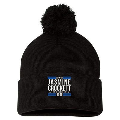 Jasmine Crockett For President 2028 Pom Pom 12in Knit Beanie