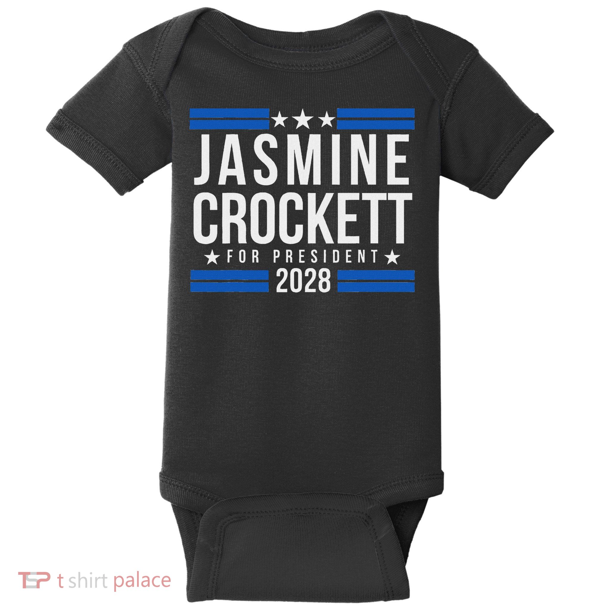 Jasmine Crockett For President 2028 Baby Bodysuit