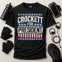Jasmine Crockett For President 2028  Cooling Performance Crew T-Shirt