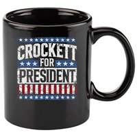 Jasmine Crockett For President 2028  11oz C Handle Ceramic Mug