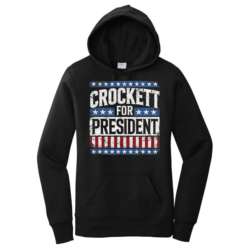Jasmine Crockett For President 2028  Women's Pullover Hoodie