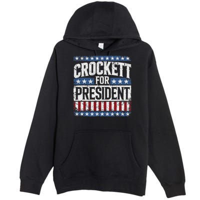 Jasmine Crockett For President 2028  Premium Pullover Hoodie