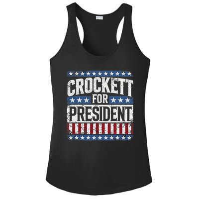 Jasmine Crockett For President 2028  Ladies PosiCharge Competitor Racerback Tank