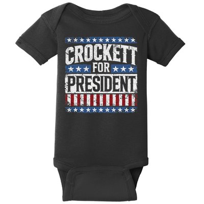 Jasmine Crockett For President 2028  Baby Bodysuit