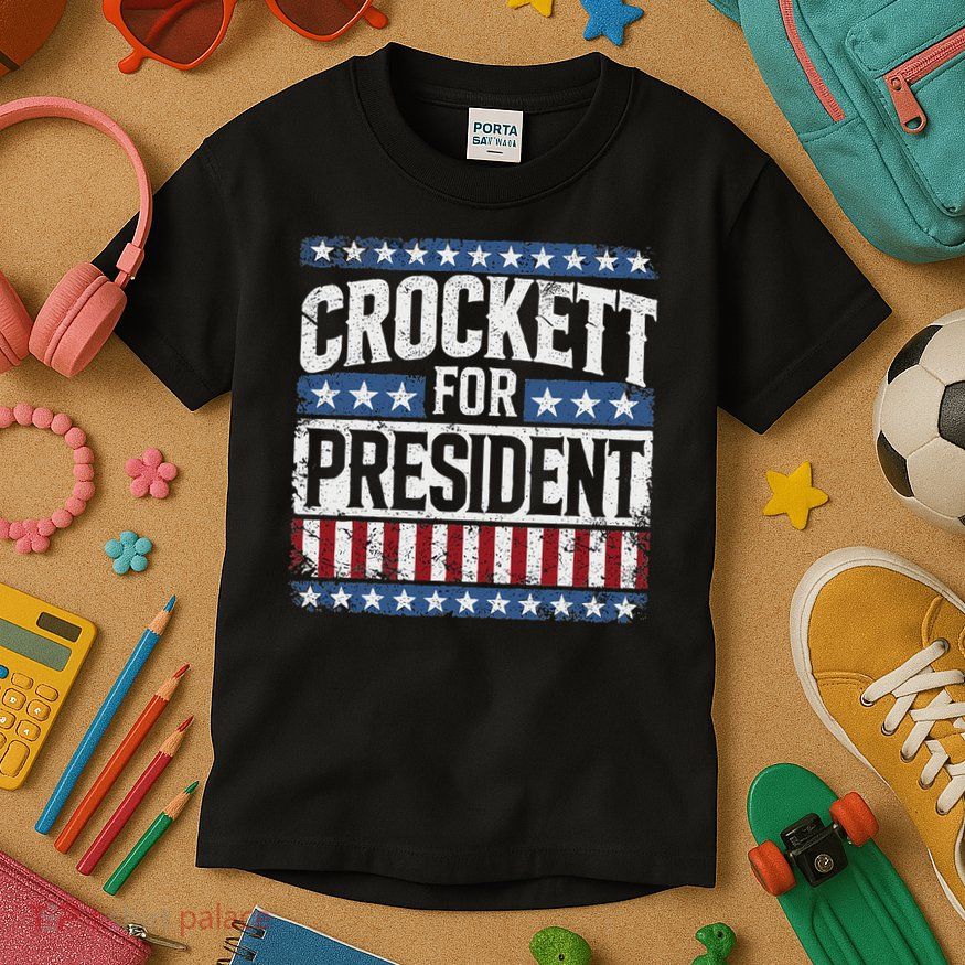 Jasmine Crockett For President 2028  Kids T-Shirt
