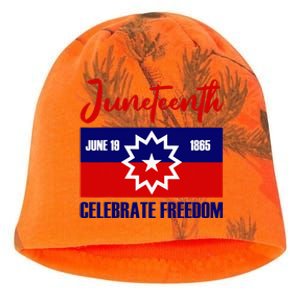 Juneteenth Celebrate Freedom Black Boy Girl Kati - Camo Knit Beanie