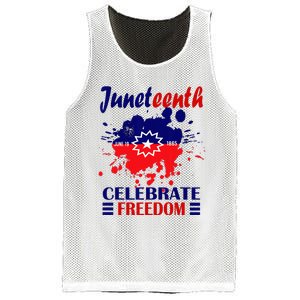 Juneteenth Celebrate Freedom Red White Blue Free Black slave Mesh Reversible Basketball Jersey Tank