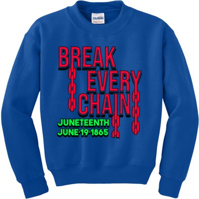 Juneteenth Celebrate Freedom Family Fun Gift Kids Sweatshirt