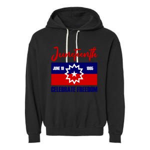 Juneteenth Celebrate Freedom Black Women Boy Girl Garment-Dyed Fleece Hoodie