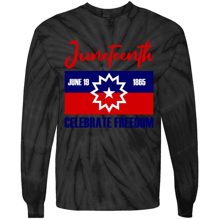 Juneteenth Celebrate Freedom Black Women Boy Girl Tie-Dye Long Sleeve Shirt